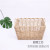 Straw Storage Basket Storage Rack Storage Basket Storage Basket Hand-Woven Binaural Storage Basket Straw Basket