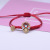Bride and groom couple lovely girls hand-woven bracelets night market stalls supply trinkets red rope