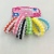 Children's colorful bamboo festival popular elastic hair ring