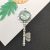 Vintage Plant Embossed Necklace Pendant Starry Sky Antique Silver Key Scenic Ornament Snow Flower Beads Alloy Accessories