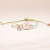 Manufacturers direct ceramic natural bracelet lace flower dried flower children's hand ornament knitting handmade pull