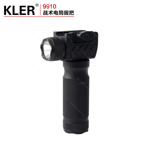 Led Strong Light Grip Flashlight 20mm Card Slot Metal Grip 