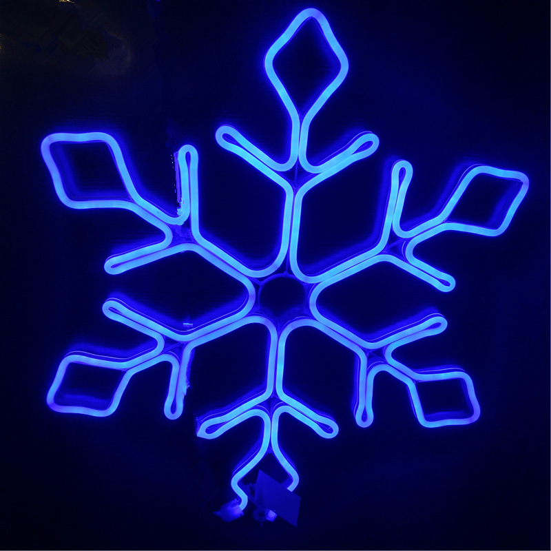 IP65 Christmas Lights decorative lights Snowflake LED neon modeling lights outdoor lighting decorative lights