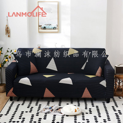 Cross-Border New Arrival Foreign Trade Wholesale Simple All-Inclusive Stretch Sofa Cover Double Three Sofa Slipcover Cover Sofa Towel