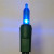 UL certified outdoor convertible 70 blue LED mini lamp string