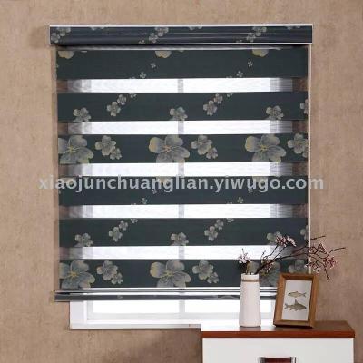 Manufacturers direct high shading soft curtain louver curtain multilayer sunscreen fabric insulation light curtain