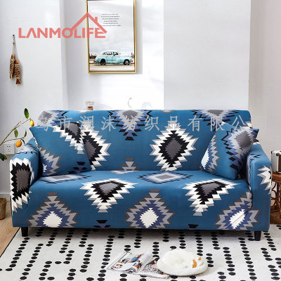 Cross-Border New Arrival Foreign Trade Wholesale Simple All-Inclusive Stretch Sofa Cover Double Three Sofa Slipcover Cover Sofa Towel