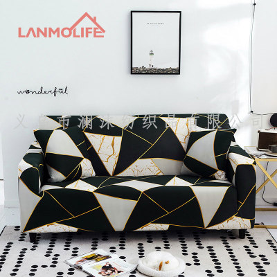 Cross-Border New Arrival Foreign Trade Wholesale Simple All-Inclusive Stretch Sofa Cover Double Three Sofa Slipcover Cover Sofa Towel