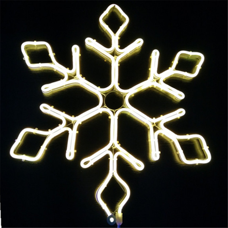 IP65 Christmas Lights decorative lights Snowflake LED neon modeling lights outdoor lighting decorative lights