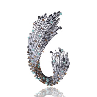 法国Eternelle巴洛克复古风尚胸花 欧版大衣配饰女胸针双用 现货