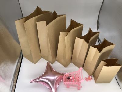 Square Bottomed Kraft Paper Food Bag