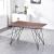 Manufacturers geometric table iron wire table desk designer workbench contracted Nordic creative long table