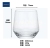 Dimon Series Glass Blowing Cup Three Colors Optional Waist Drum Cup Water Cup Milk Cup Breakfast Cup