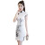 Women's dress slimming Cheongsam short summer 2020 embroidered Cheongsam improved retro Chinese style daily dress