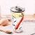 Internet Hot Glass Straw Cup Cup Drink Cup Milk Cup Juice Cup Leak-Proof a Variety of Patterns with Lid