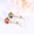 National wind hand-made drop oil chrysanthemum brooch simple flower Bunch pin suit shirt Accessories manufacturers direct sale