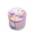 Flower Mo Circular lavender a barrel three-piece European style gift box with hanging rope mortcustomes Flower packing box
