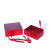 Everlasting Flowers Spot Rectangle Gift Box a two-piece Box with Transparent Lid and open window set a gift box with two everlasting flowers
