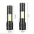 Multifunctional T6 Strong Light USB Charging Telescopic Focusing Aluminum Alloy Cob Side Lamp Super Bright Long Range Mini-Portable