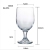 Jindalai Red Wine Glass Bar Hotel Special Glass Goblet Transparent Champagne Glass White Blue Bottom