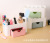 Daily Necessities Korean Style Plastic Solid Color Desktop Storage Box Organizing Table Nordic Pink Origin Supply