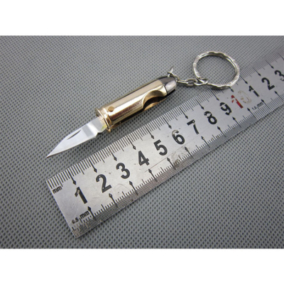 Small Bullet Shaped Gift Keychain Creative Knife Portable Folding Knife Mini Pocket