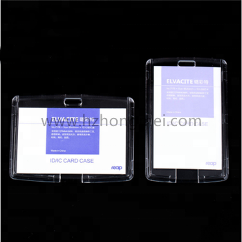 Reap 7175 85 54mm acrylic ID Card Holder Clear Vertical or horizontal style for Office ID Name Tags and Badge Holder