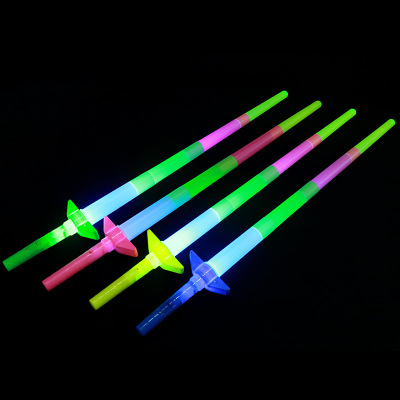 Cakes hot Style: Flash Telescopic sword LED light four Knot Bar toy Bar Festival Concert 2020 stands sell like hot cakes hot style