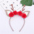 Christmas Elk Horn Headband Princess Party Headband Halloween Carnival Headdress Children's Performance Props Hairpin