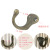 Metal hook Alloy hook Mop hook dress hook wall bearing hook kitchen bathroom hook