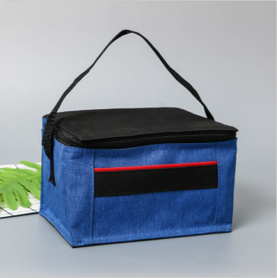 New Linen Thermal Bag Aluminum Foil Takeaway Ice Pack Outdoor Picnic Incubator Customized Portable Ice Bag Lunch Bag