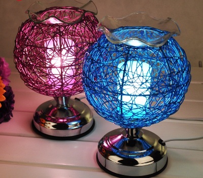 Bird's Nest Induction lamp Touch plug-in electric aromatherapy lamp glass handicraft promotion Gift lamp TY0995
