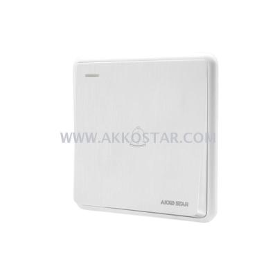 Akkostar 86 Household Computer Phone Satellite Doorbell White Gold Silver Wall Switch