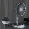 Manufacturers Direct Suying Desktop Fan Modern Simple USB Charging with night Light Multi-Gear Silent Portable Fan