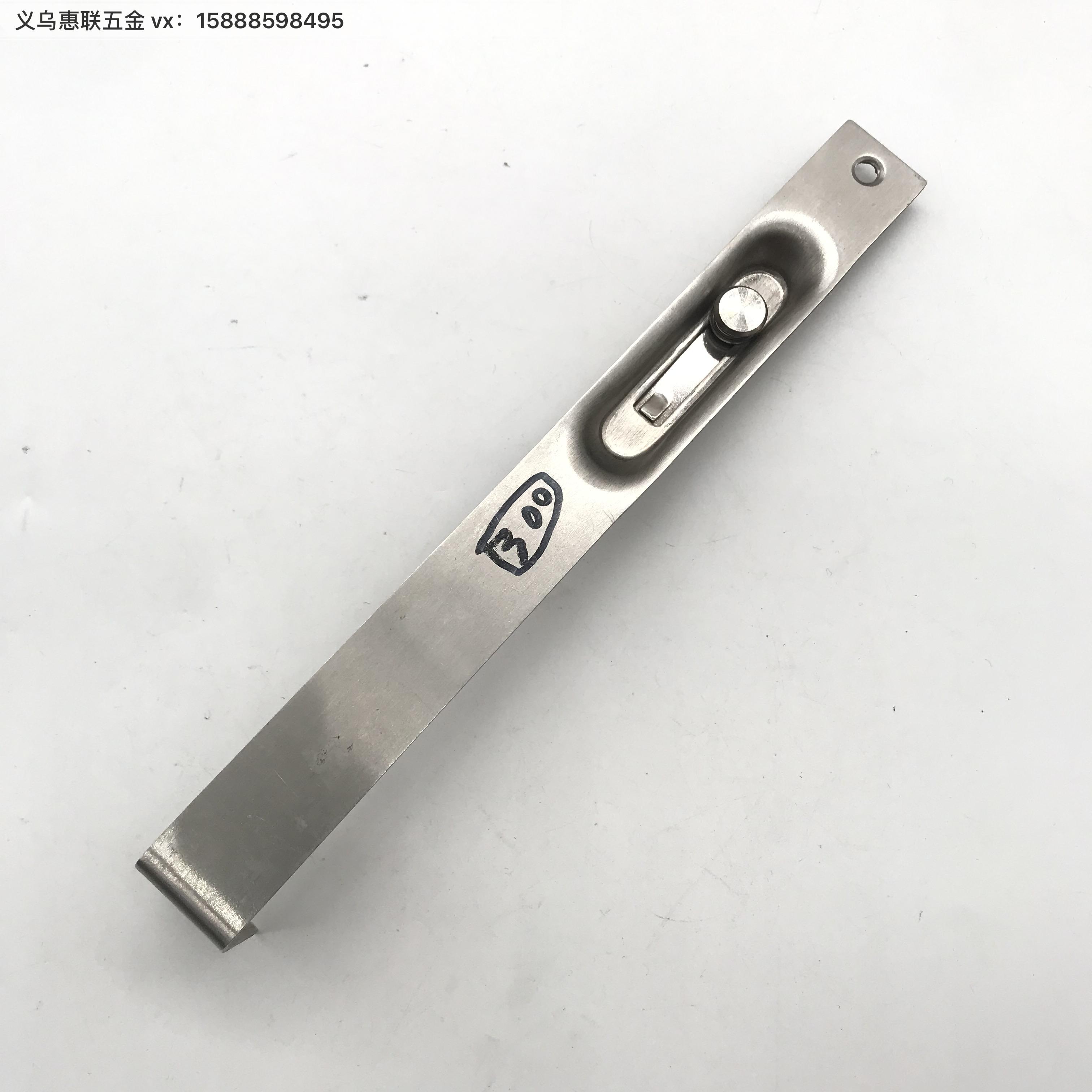 来样订做 银色插销 子母门对开门暗插销 五金配件