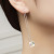 Indie Ear Thread Korean Temperament Sweet Personality Simple Long Butterfly Earrings Crystal Pendant Tassel Long Ear Threads