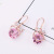 Factory Direct Sales Korean Style Heart of Eternity Earrings Rose Gold Plated Women's Fashion Electroplated Earrings Wholesale