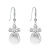Manhuini Flower Opal Earrings Female Lady Temperamental Korean Earrings Tassel Long Fashion Petals Ear Rings