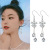 2020 New Earrings Hot Selling Temperament Earrings Fresh Earrings Super Flash Artificial Crystal Ear Hook Factory Direct Sales
