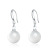 S925 Sterling Silver Pearl Earrings Women's Elegant Korean Personality Pearl Earrings Long Anti-Allergy Simple Jewelry Earrings