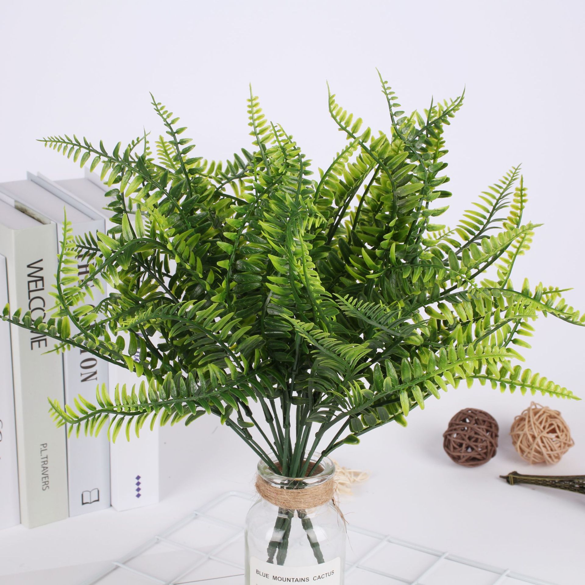 7叉波斯草 植物墙配材仿真蕨类植物绿色植物栅栏草