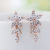 Artificial Zircon Flower Ear Studs Small Clear Pure White Diamond Five Horse Eye Ear Studs Factory Direct Sales Quantity Discount