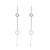 Artificial Crystal Eardrops Stud Earrings Female Classy and Face Slim-Looking Earrings Eardrops Sterling Silver Earrings Factory Direct Sales Wholesale