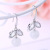 Korean Temperamental Fairy Crystal Opal Earrings Personalized Stud Earrings Women's All-Match Long Pearl Eardrops Factory Direct Sales
