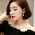 Manhuini Water Drop Earrings Women's Korean-Style Water Drop Pendant Long Ear Hook Artificial Artificial Zircon Earrings