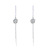 Internet Influencer Earrings Temperamental Tassels Simple Long Pendant Personality All-Match Ear Line Frosty Style Stud Earrings Factory Direct Sales