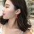 Women's 925 Silver Earrings Temperament Red Earrings Korean Bride Long Autumn/Winter Earrings Internet Celebrity 2021 New Fashion