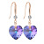 Long Sweet Love Crystal Earrings Personalized Eardrops Temperament Female Korean Wild Simple Stud Earrings Hypoallergenic Gift