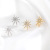 925 Silver Needle Elegant Artificial Zircon Stud Earrings Japanese Korean Simple Wax Inlaid XINGX Eardrops Silver Accessories Factory Direct Sales