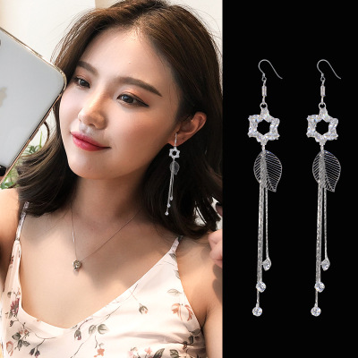 2020 New Earrings Hot Selling Temperament Earrings Fresh Earrings Crystal Tassel Earrings Factory Direct Sales Wholesale Earrings